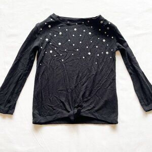Cat & Jack Black Lightweight Sweater size 4/5